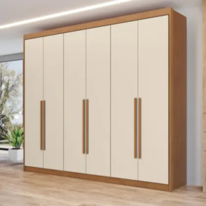 Guarda Roupa Casal MDF 6 Portas 8 Gavetas